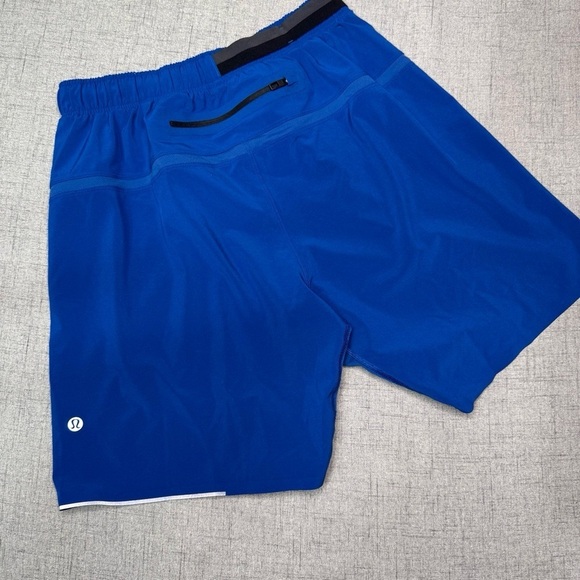 Lululemon Surge Short Linerless 7” Athletic Shorts Dark Royal Blue Size Small - Picture 7 of 10